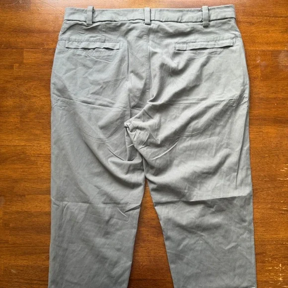 Lululemon Commission Pant Slim Mens 34 Gray Chino Style Performance Trousers - Picture 8 of 14
